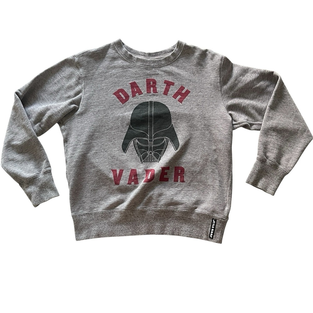 Star Wars x Uniqlo Women's Size S Darth Vader Crewneck‎ Sweatshirt Gray Graphic